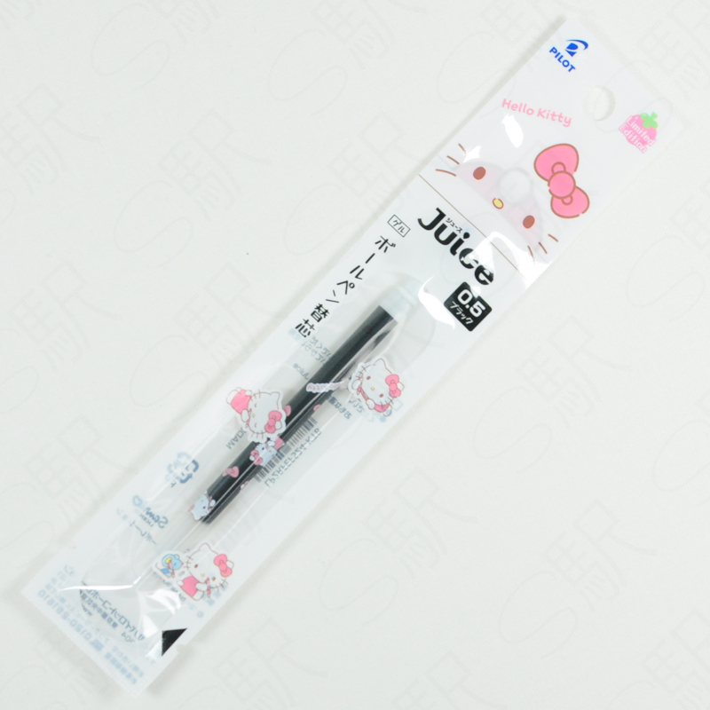 PILOT Juice Gel Ink Ballpoint Pen Refill x Sanrio [LP2RFEFS24-KTB] - Hello Kitty Black